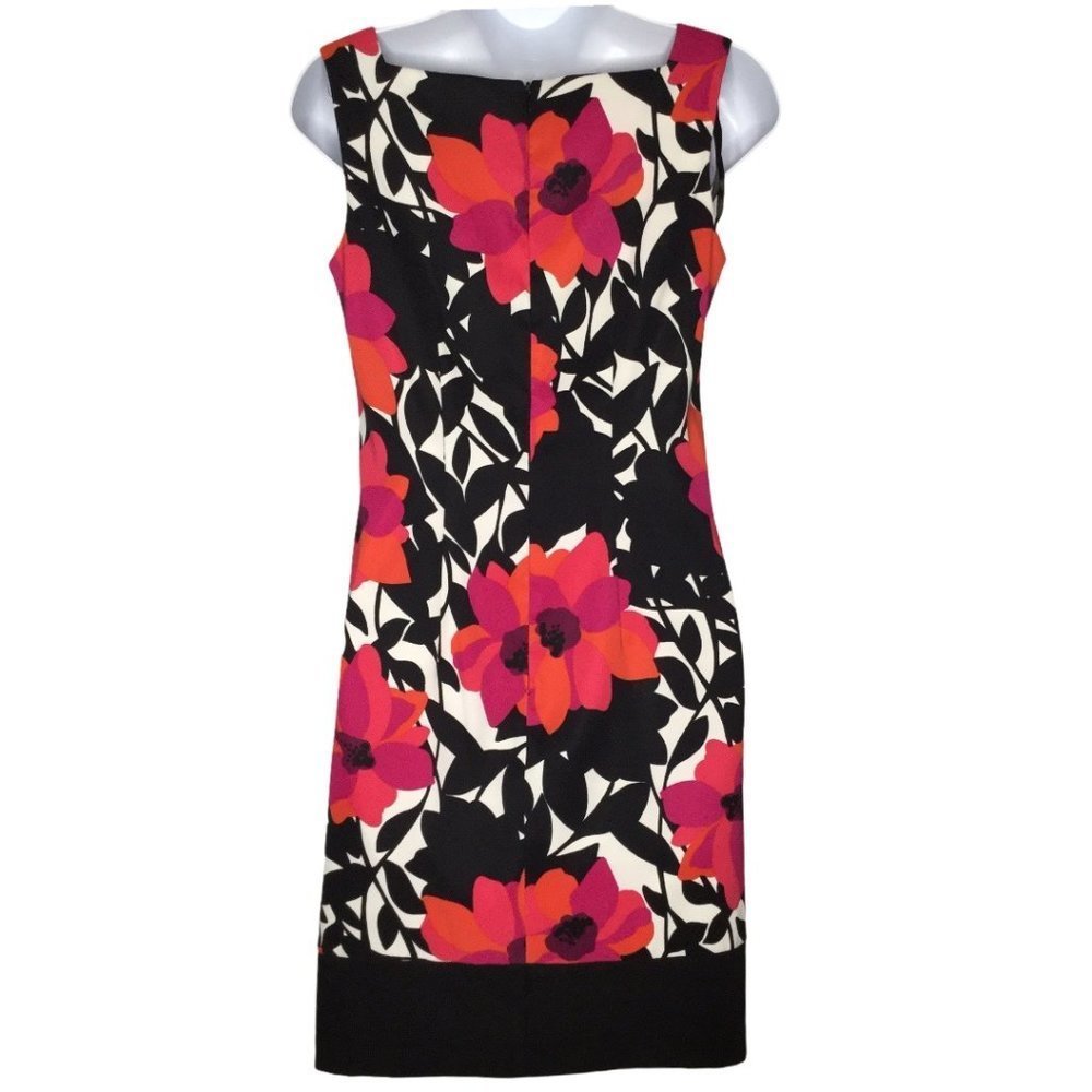 Ab Studio Floral Print Sleeveless Sheath Dress - Picture 4 of 11